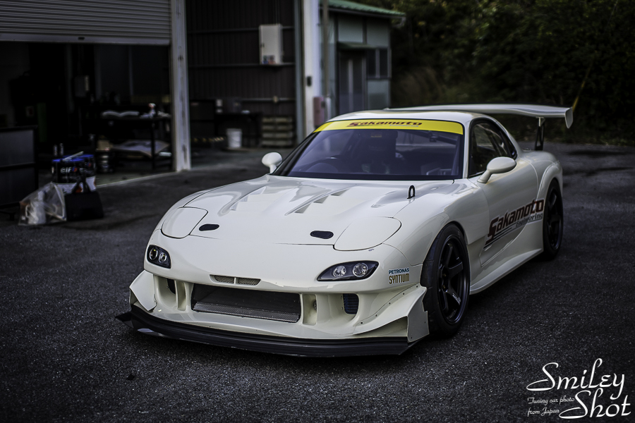 FD3S RX-7用 サカモトエンジニアリング 軽量リアゲート ウェット