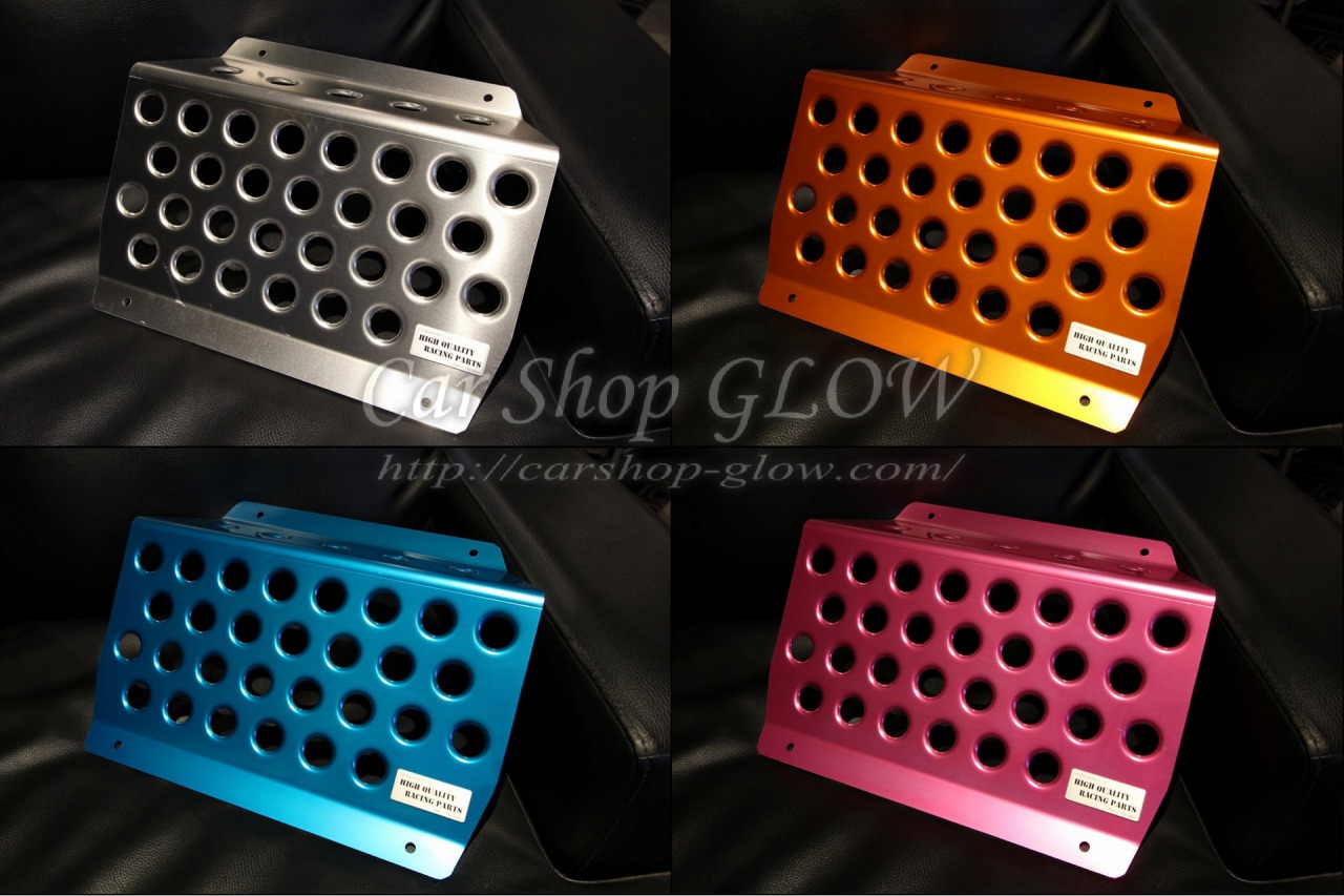 Car Shop Glow original custom RX-7 FC3S aluminum foot rest  plate(blue・Orange・pink)