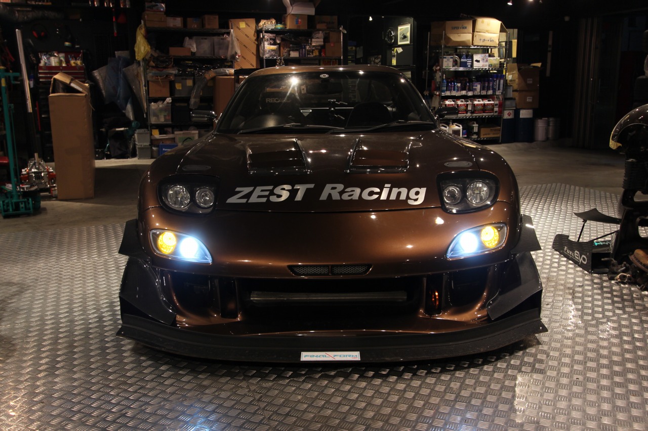 FD3S RX-7用 カーショップグロウ LEDフロント コンビネーションランプ